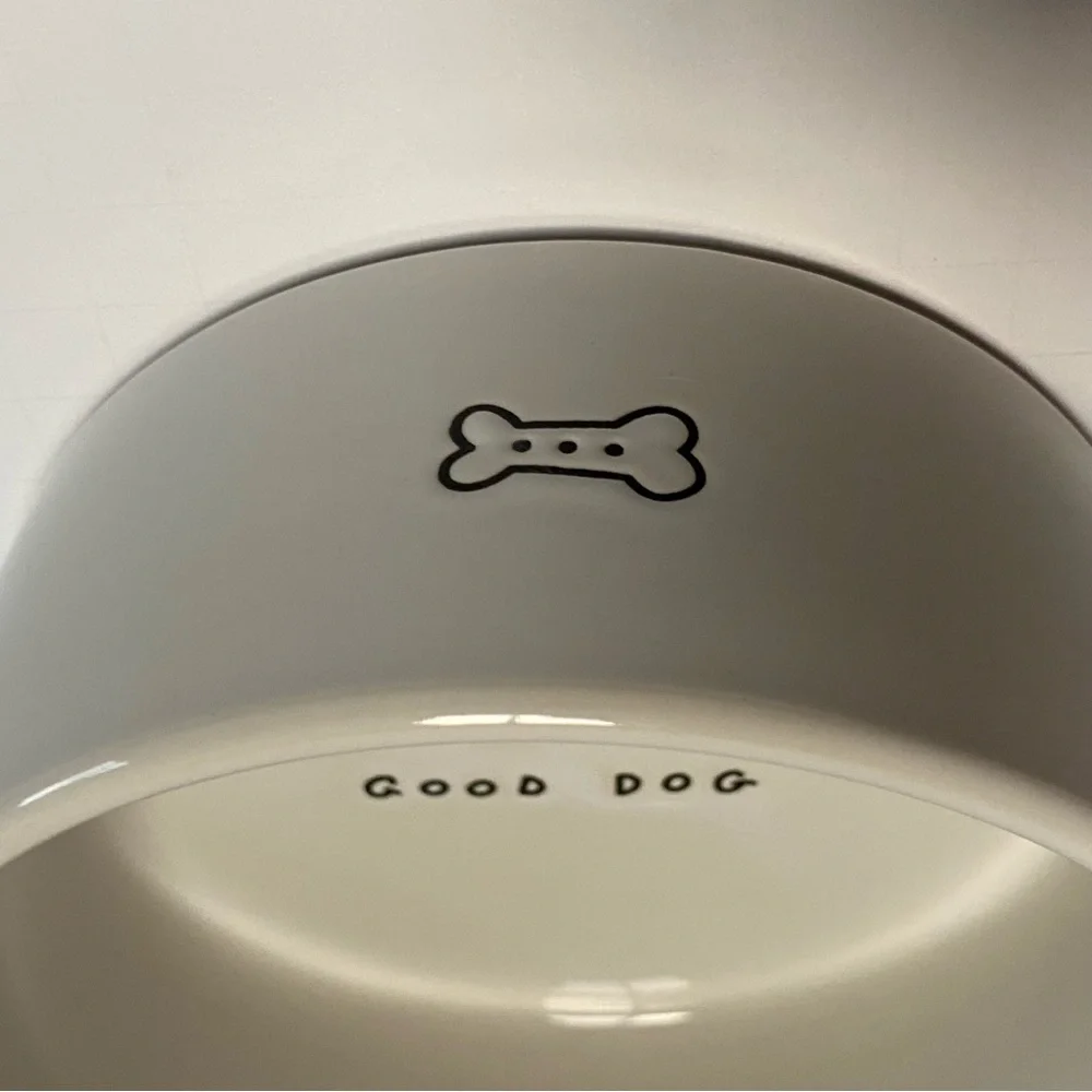 Dog Bowl Stoneware Ceramic 6